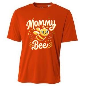 Mommy Bee Cute Beekeeping Birthday Party Matching Family Mom Great Gift Cooling Performance Crew T-Shirt