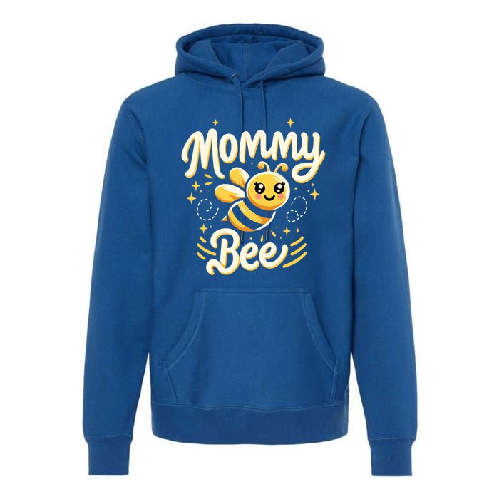 Mommy Bee Cute Beekeeping Birthday Party Matching Family Mom Great Gift Premium Hoodie