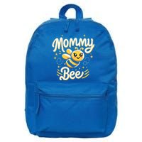 Mommy Bee Cute Beekeeping Birthday Party Matching Family Mom Great Gift 16 in Basic Backpack