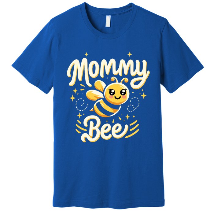 Mommy Bee Cute Beekeeping Birthday Party Matching Family Mom Great Gift Premium T-Shirt