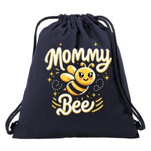 Mommy Bee Cute Beekeeping Birthday Party Matching Family Mom Great Gift Drawstring Bag