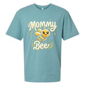 Mommy Bee Cute Beekeeping Birthday Party Matching Family Mom Great Gift Sueded Cloud Jersey T-Shirt