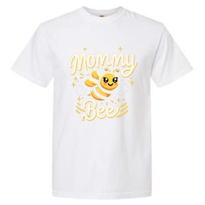 Mommy Bee Cute Beekeeping Birthday Party Matching Family Mom Great Gift Garment-Dyed Heavyweight T-Shirt