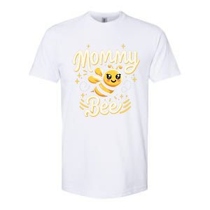 Mommy Bee Cute Beekeeping Birthday Party Matching Family Mom Great Gift Softstyle CVC T-Shirt