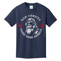 Monkey Bad Choices Make Good Stories Kids T-Shirt