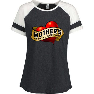 MotherS Brewing Company Enza Ladies Jersey Colorblock Tee