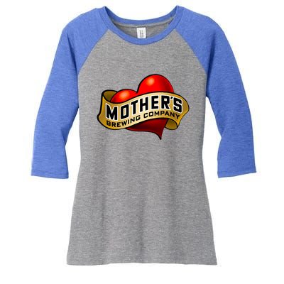 MotherS Brewing Company Women's Tri-Blend 3/4-Sleeve Raglan Shirt