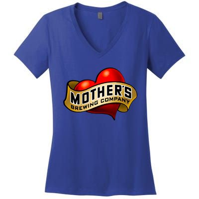 MotherS Brewing Company Women's V-Neck T-Shirt