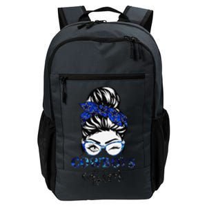 Messy Bun Cowboys Girl Sport Fan Gift Daily Commute Backpack