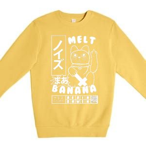 Melt Banana Copy Premium Crewneck Sweatshirt