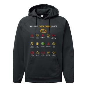 My BodyS Check Engine Lights Performance Fleece Hoodie