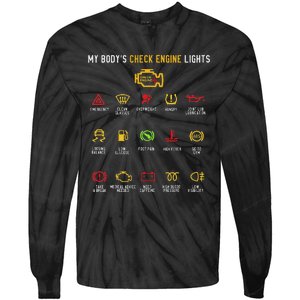 My BodyS Check Engine Lights Tie-Dye Long Sleeve Shirt