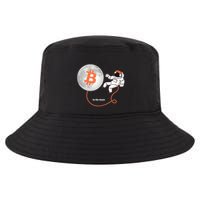 Moon Bitcoin Cryptocurrency Crypto Digital Currency Cool Comfort Performance Bucket Hat