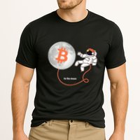 Moon Bitcoin Cryptocurrency Crypto Digital Currency Cooling Performance Crew T-Shirt