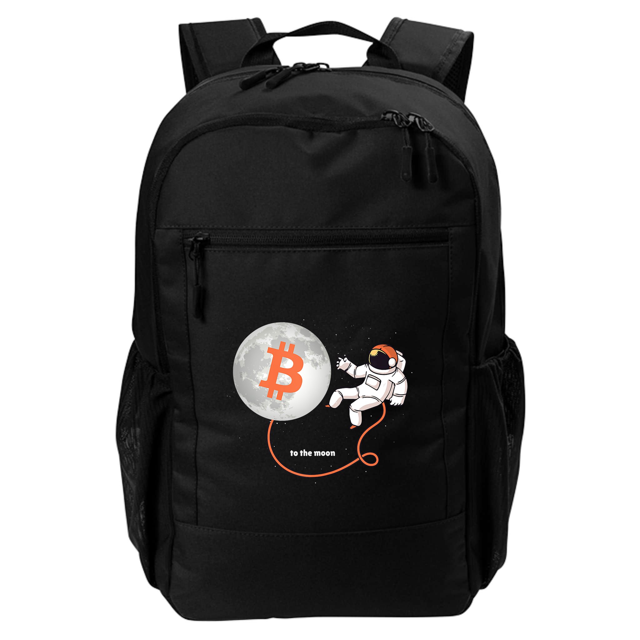 Moon Bitcoin Cryptocurrency Crypto Digital Currency Backpack