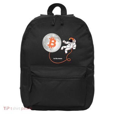 Moon Bitcoin Cryptocurrency Crypto Digital Currency 16 in Basic Backpack
