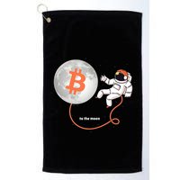 Moon Bitcoin Cryptocurrency Crypto Digital Currency Golf Towel