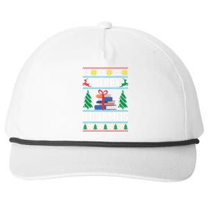 Merry Bookmas Christmas Holiday Book Lover Xmas Snapback Five-Panel Rope Hat