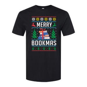 Merry Bookmas Christmas Holiday Book Lover Xmas Softstyle CVC T-Shirt