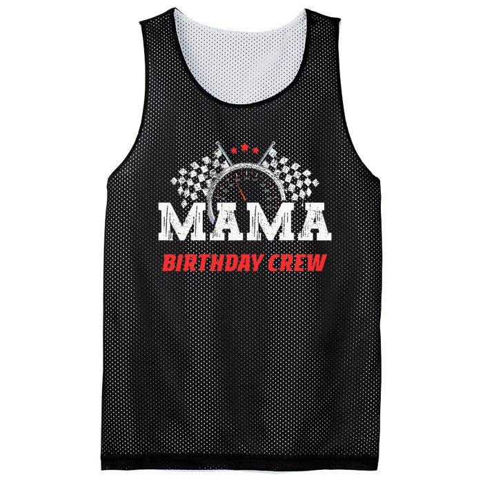 Mama Birthday Crew Race Car Racing Car Driver Mesh Reversible Basketball Jersey Tank