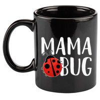 Mama Bug Cute Gift For Ladybug Moms 11oz C Handle Ceramic Mug
