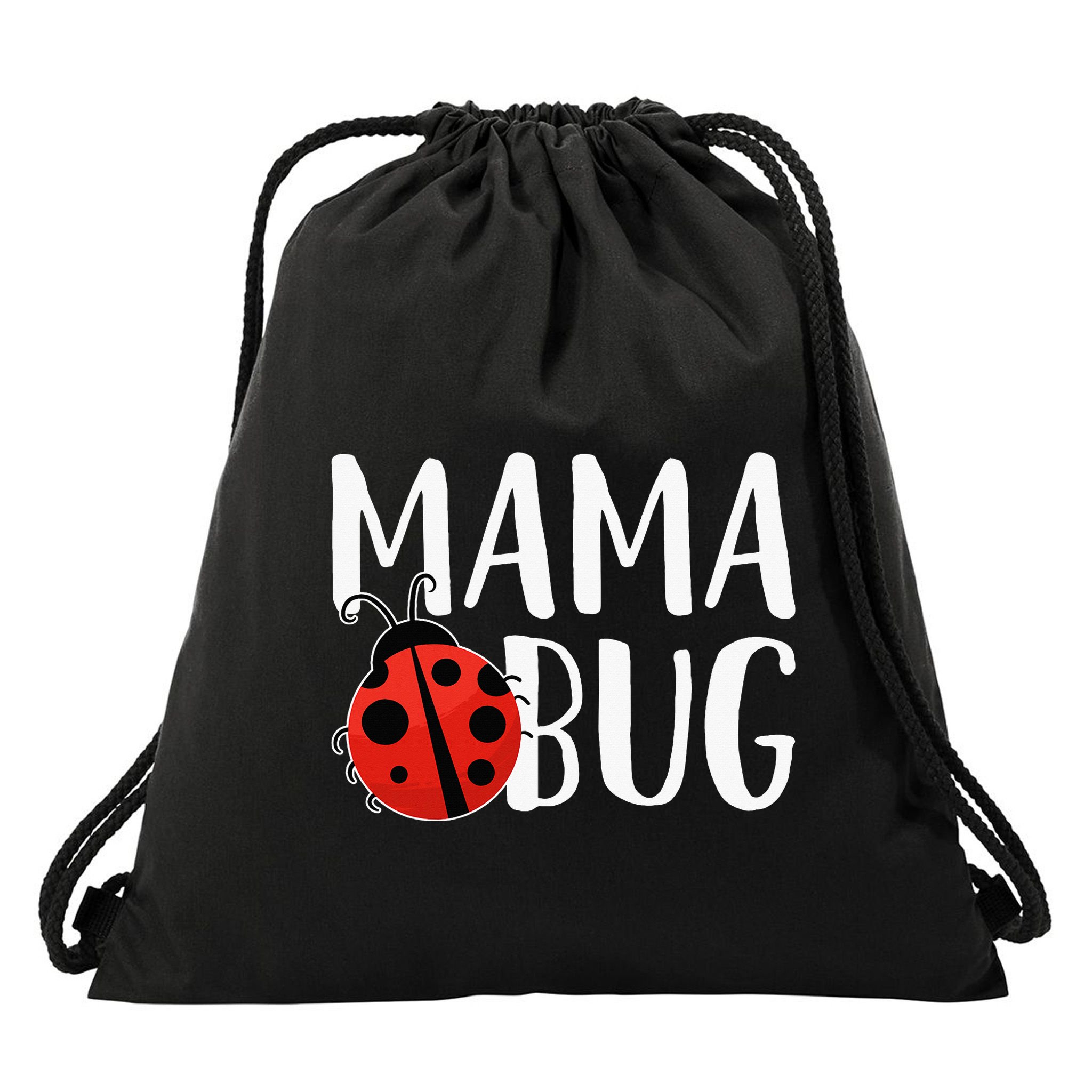 Mama Bug Cute Gift For Ladybug Moms Drawstring Bag