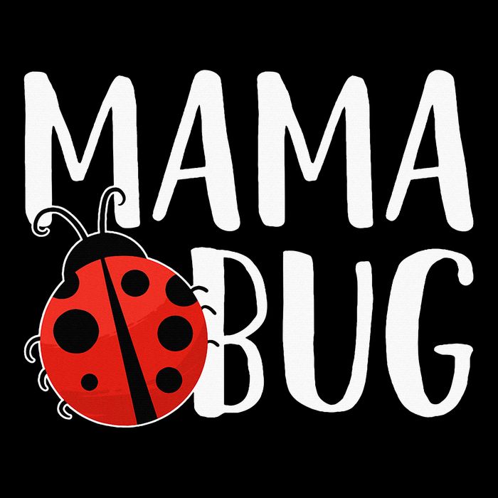 Mama Bug Cute Gift For Ladybug Moms Drawstring Bag