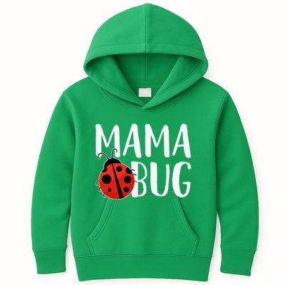 Mama Bug Cute Gift For Ladybug Moms Kids Hoodie