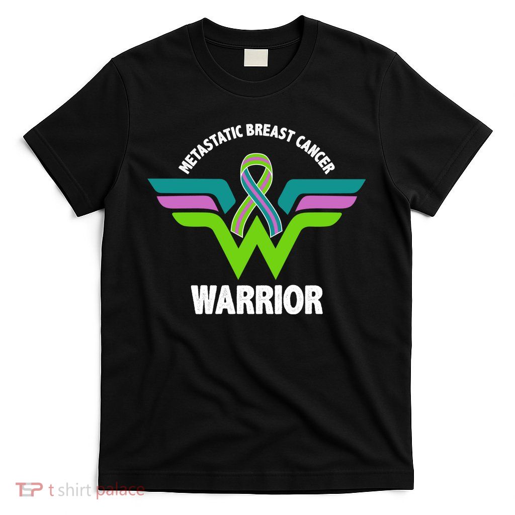 Metastatic Breast Cancer Warrior Ribbon T-Shirt