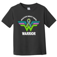 Metastatic Breast Cancer Warrior Ribbon Toddler T-Shirt