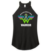 Metastatic Breast Cancer Warrior Ribbon Women's Perfect Tri Rocker Tank