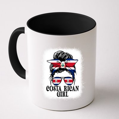 Messy Bun Costa Rica Flag Costa Rican S Gift Mug