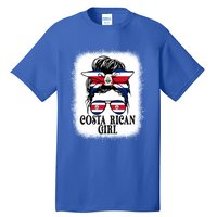 Messy Bun Costa Rica Flag Costa Rican S Gift Tall T-Shirt