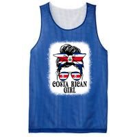 Messy Bun Costa Rica Flag Costa Rican S Gift Mesh Reversible Basketball Jersey Tank