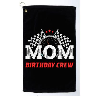 Mom Birthday Crew Race Car Theme Party Racing Car Driver Platinum Collection Golf Towel