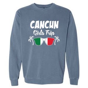 Matching Bachelorette Cancun Trip Meaningful Gift Garment-Dyed Sweatshirt