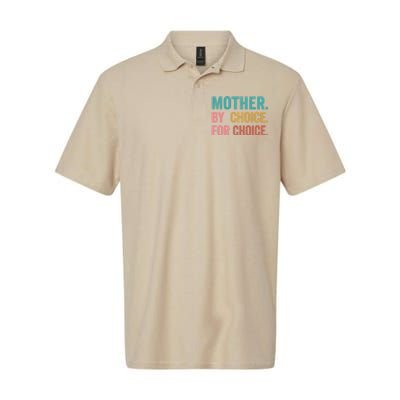 Mother By Choice For Choice Pro Choice Feminist Rights Softstyle Adult Sport Polo