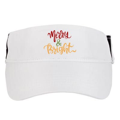 Merry & Bright Christmas Festive Holiday Spirit Adult Drive Performance Visor