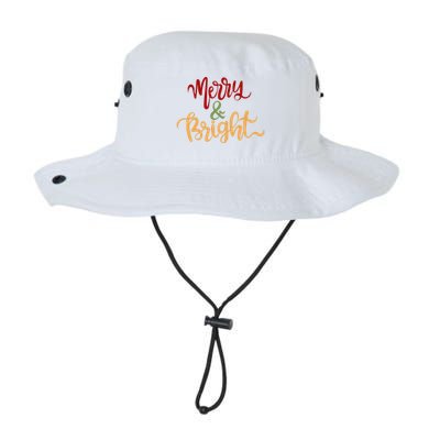 Merry & Bright Christmas Festive Holiday Spirit Bucket Hat