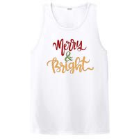 Merry & Bright Christmas Festive Holiday Spirit PosiCharge Competitor Tank