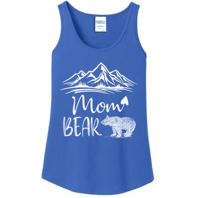 Mom Bear Camping Camp Matching Family Adventure Lovers Gift Ladies Essential Tank