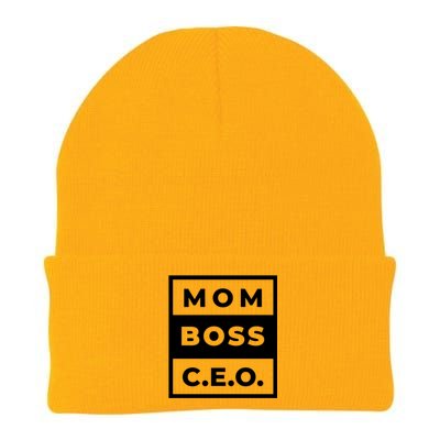 Mom Boss CEO Knit Cap Winter Beanie