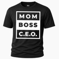 Mom Boss CEO Cooling Performance Crew T-Shirt