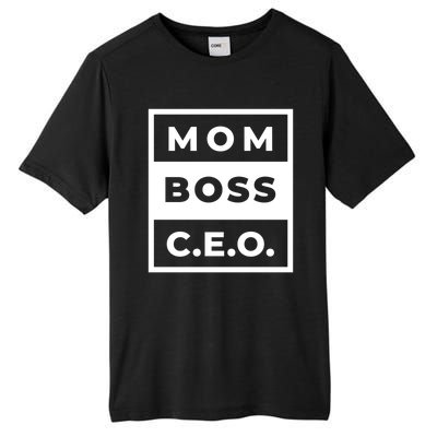 Mom Boss CEO Tall Fusion ChromaSoft Performance T-Shirt