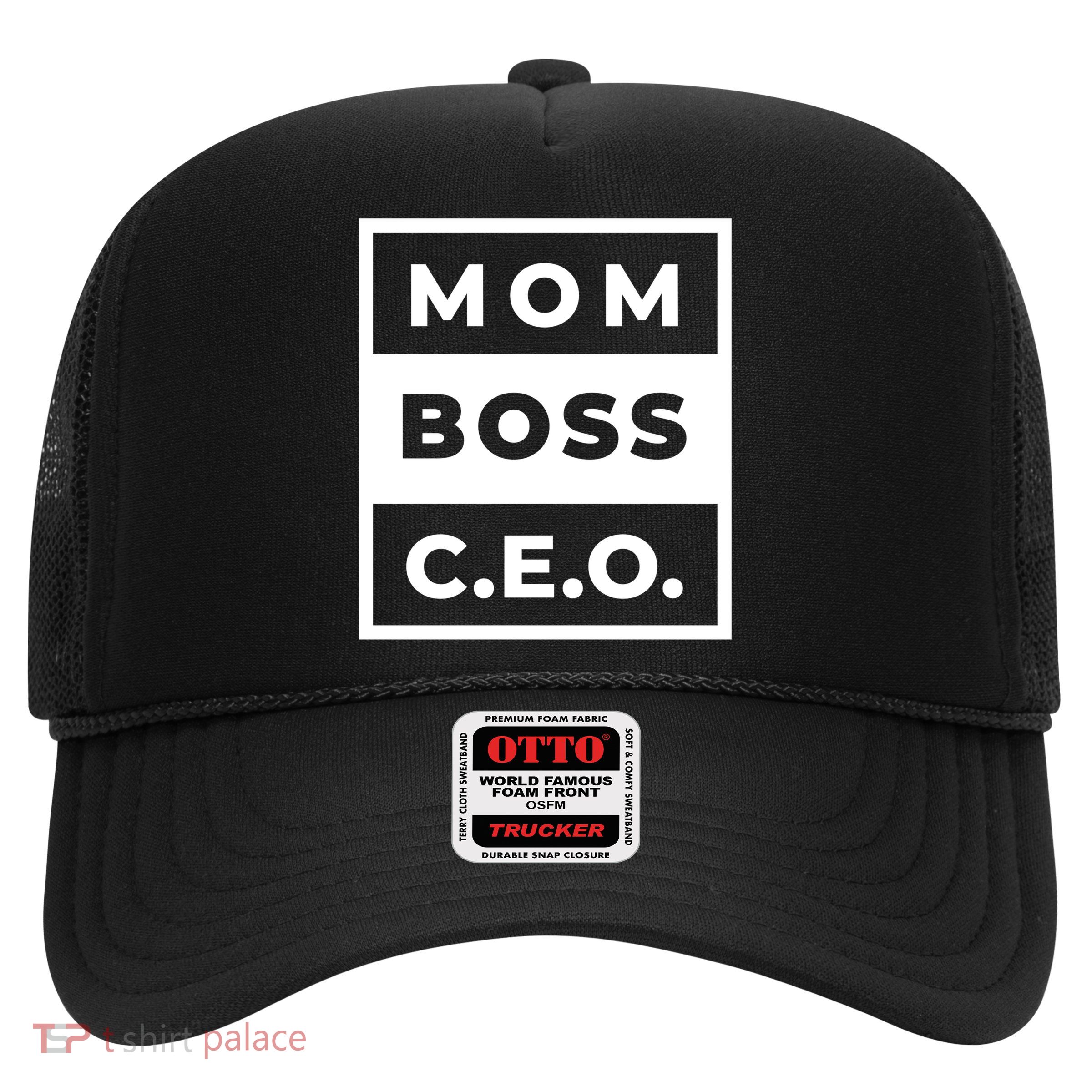 Mom Boss CEO Trucker Hat