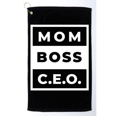 Mom Boss CEO Golf Towel