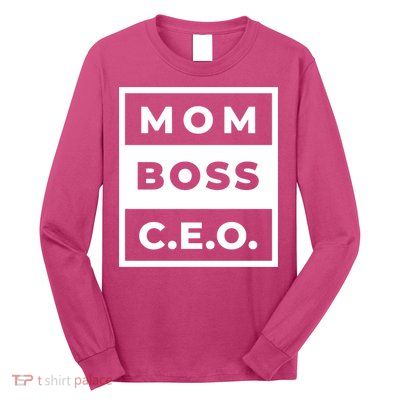 Mom Boss CEO Long Sleeve Shirt