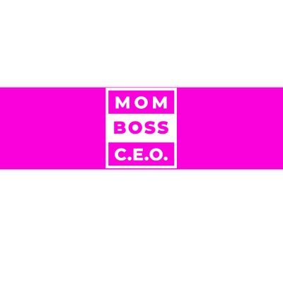 Mom Boss CEO Bumper Sticker