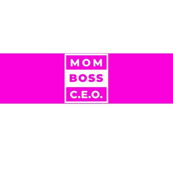 Mom Boss CEO Bumper Sticker