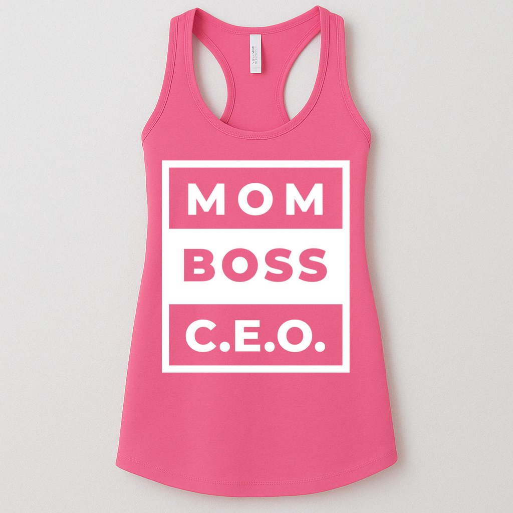 Mom Boss CEO Womens Tank Top